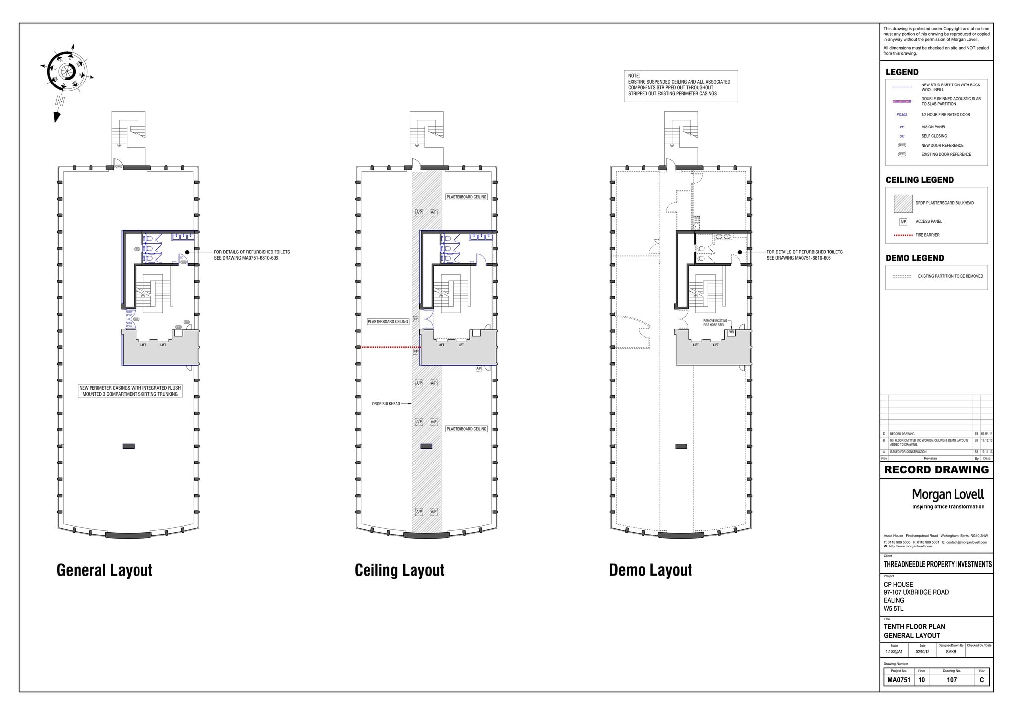 97-109 Uxbridge Rd, London to rent Floor Plan- Image 1 of 33