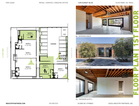 1498 W Sunset, Los Angeles, CA for rent Floor Plan- Image 1 of 1