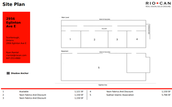 2956 Eglinton Ave E, Toronto, ON for rent Site Plan- Image 1 of 1