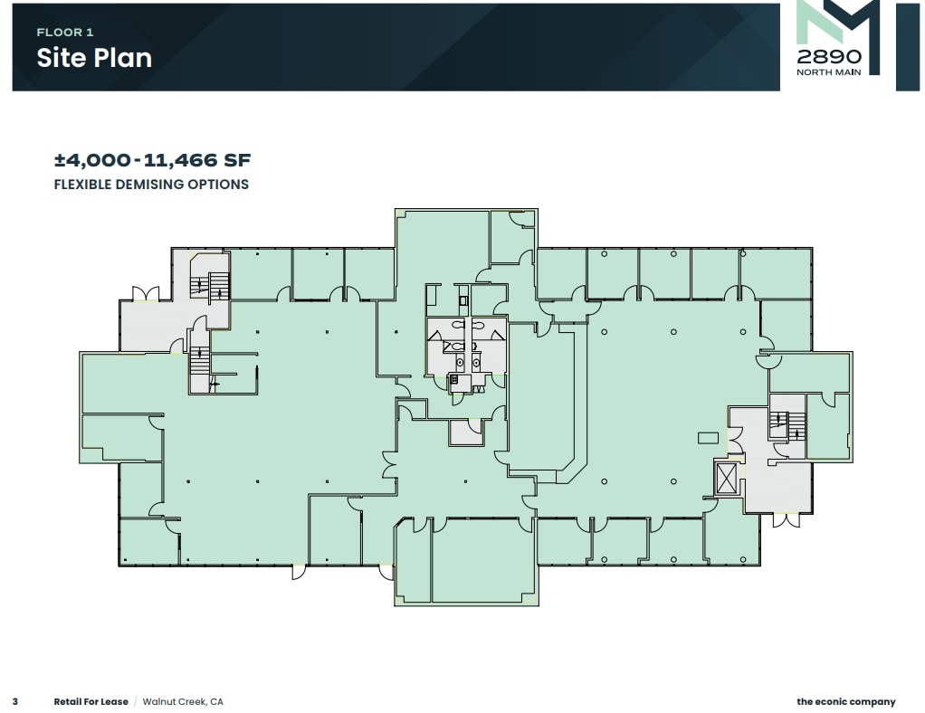 2890 N Main St, Walnut Creek, CA to rent Floor Plan- Image 1 of 1