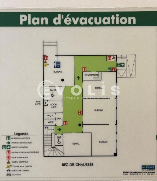 Office in Paris for sale - Floor Plan - Image 3 of 5