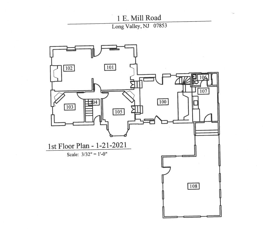 1 E Mill Rd, Long Valley, NJ for sale Floor Plan- Image 1 of 1