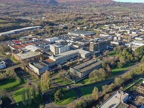 Cwmbran Shopping Centre, Cwmbran, BGW - Aerial map view - Image1