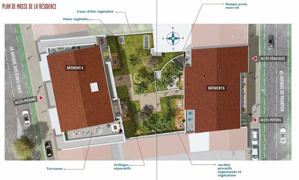 Retail in Toulouse for sale - Site Plan - Image 2 of 3