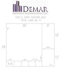 1570 Dairy Ashford Rd, Houston, TX for rent Floor Plan- Image 1 of 5