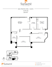 1800 Preston Park Blvd, Plano, TX for rent Floor Plan- Image 1 of 1