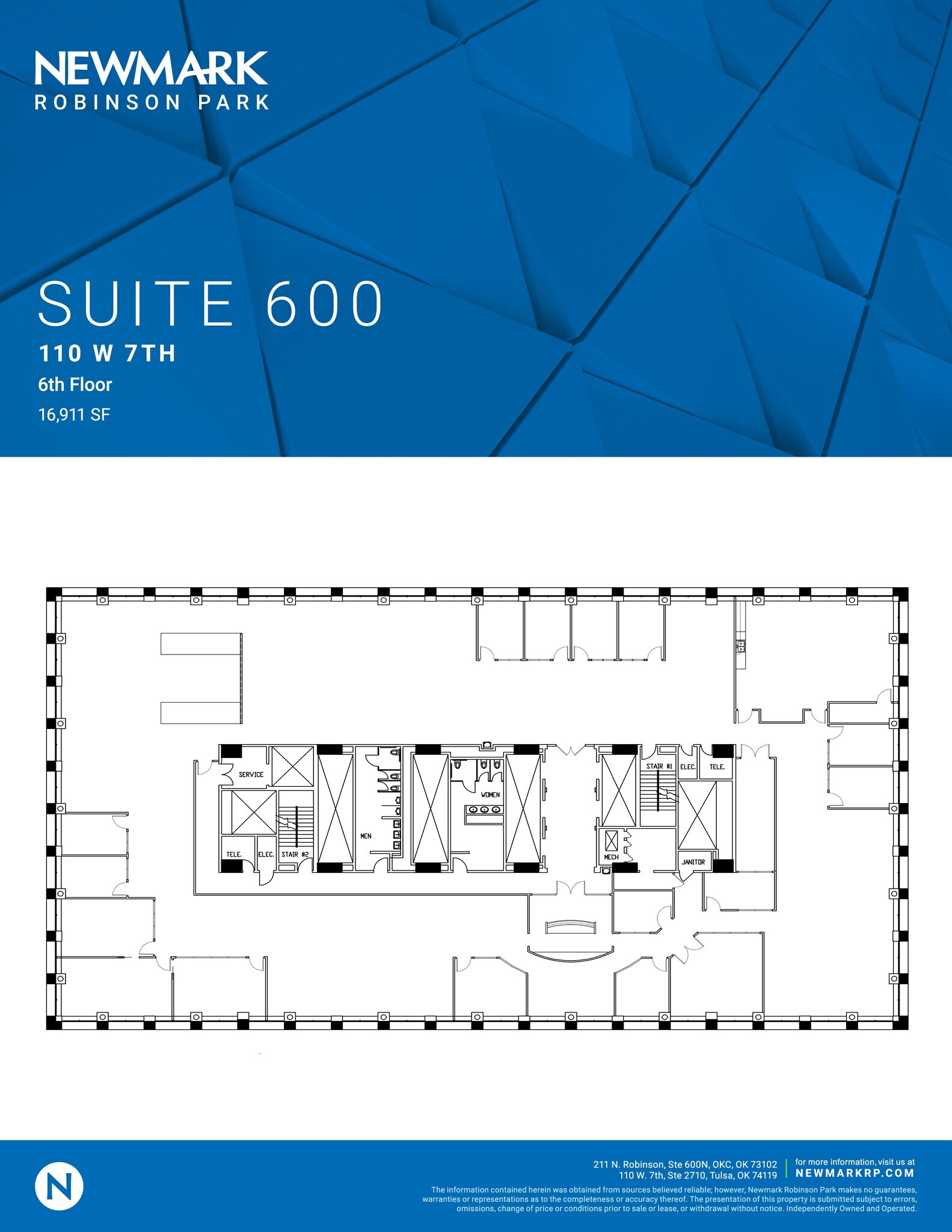 110 W 7th St S, Tulsa, OK to rent Site Plan- Image 1 of 1