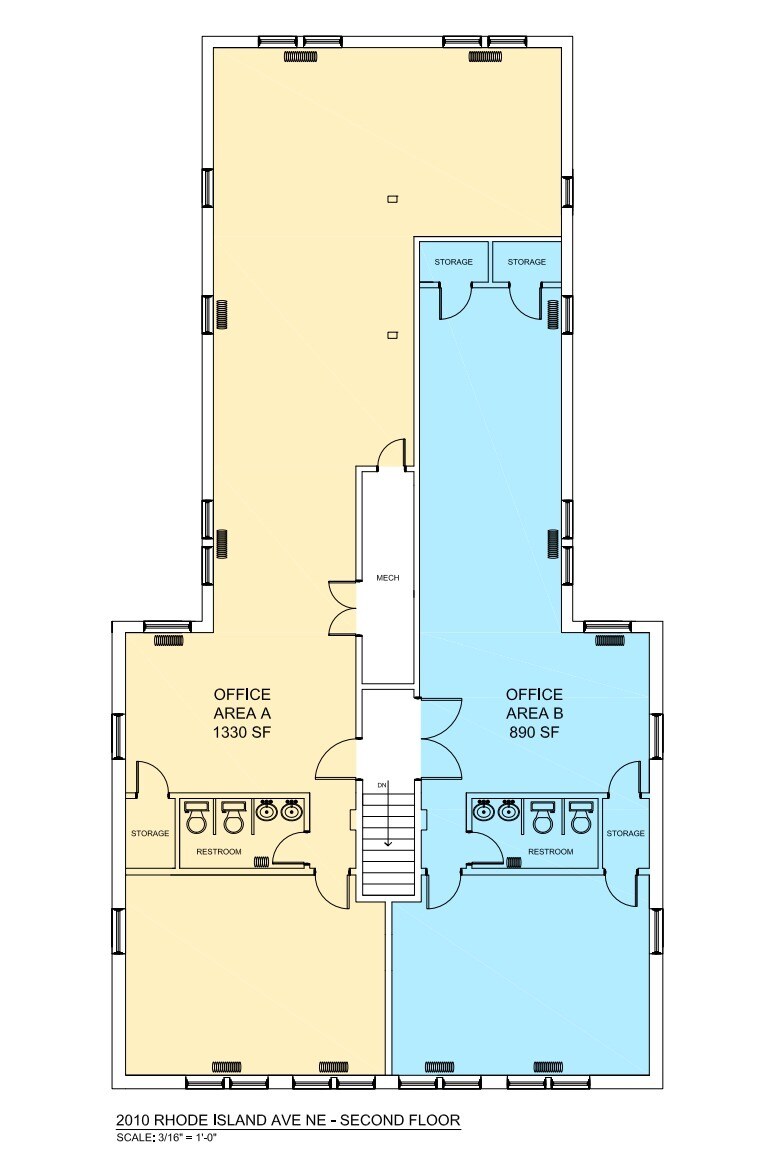 2010-2012 Rhode Island Ave NE, Washington, DC to rent Floor Plan- Image 1 of 1