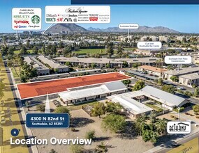 Glenrosa Ave, Scottsdale, AZ - AERIAL  map view - Image1