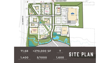 Main Street Towne Crossing - Midlothian, TX - SEC, Midlothian, TX for rent Site Plan- Image 1 of 7