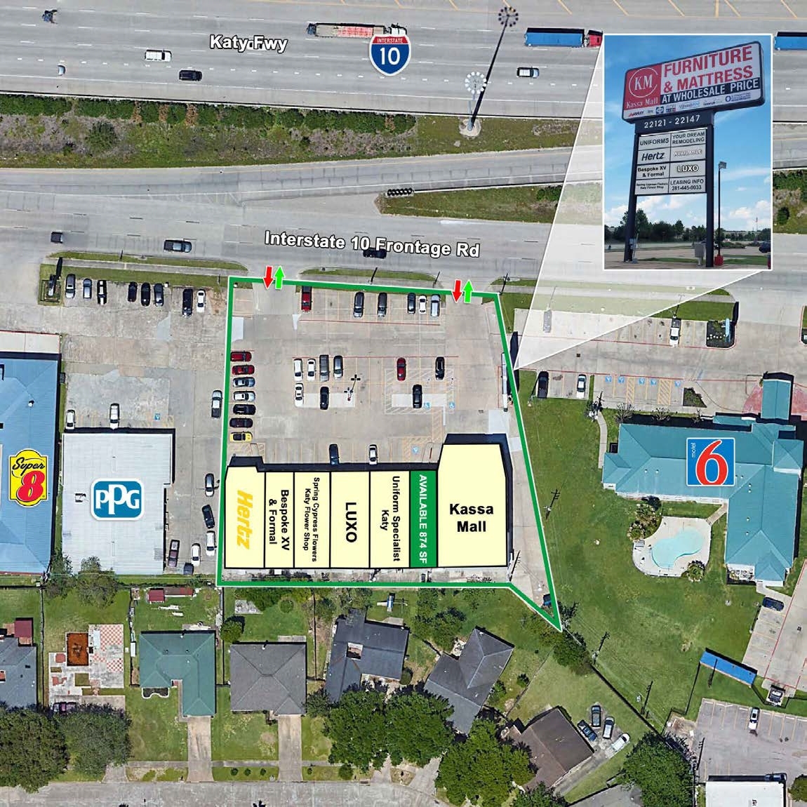 22121-22147 Katy Fwy, Katy, TX for rent Site Plan- Image 1 of 1