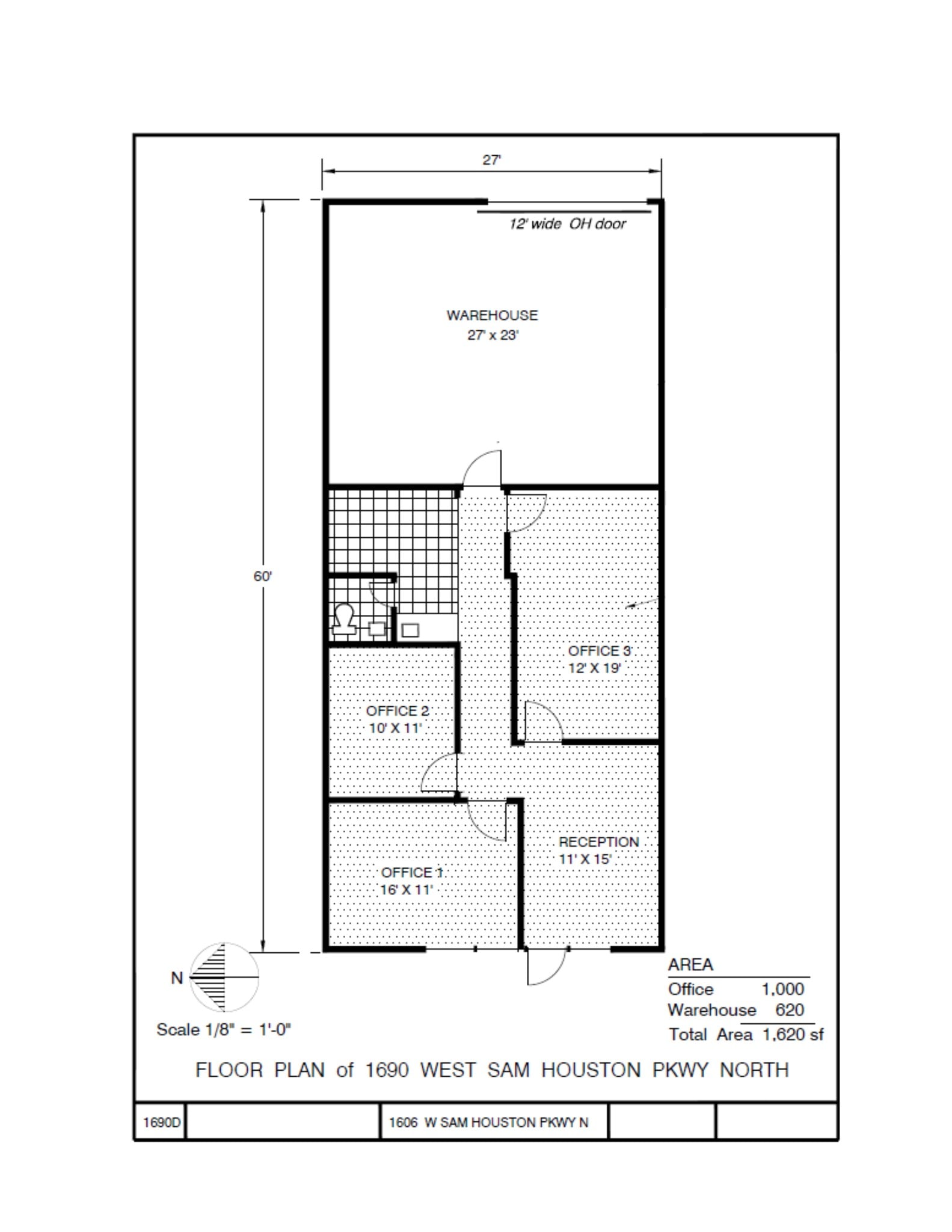 1700-1750 W Sam Houston Pky N, Houston, TX to rent Site Plan- Image 1 of 1