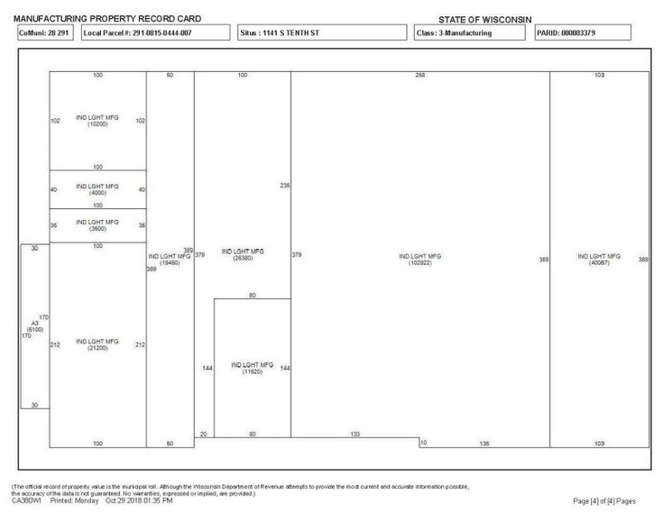 1141 S 10th St, Watertown, WI for sale - Plat Map - Image 3 of 3