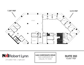 1400 Corporate Dr, Irving, TX for rent Floor Plan- Image 1 of 1