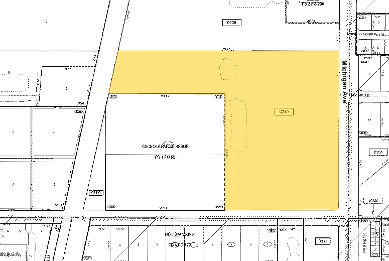 2510 Michigan Ave, Kissimmee, FL for sale - Plat Map - Image 1 of 1