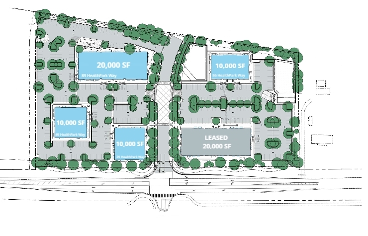 29 Healthpark Way, Clayton, NC for rent - Site Plan - Image 2 of 2