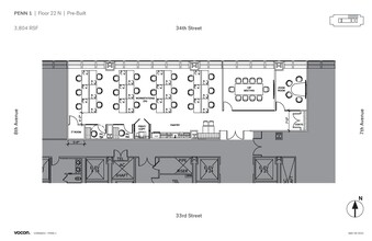 PENN 1, New York, NY for rent Floor Plan- Image 2 of 2