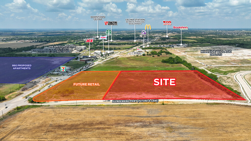 NEQ Preston Rd, Celina, TX for sale - Building Photo - Image 1 of 3