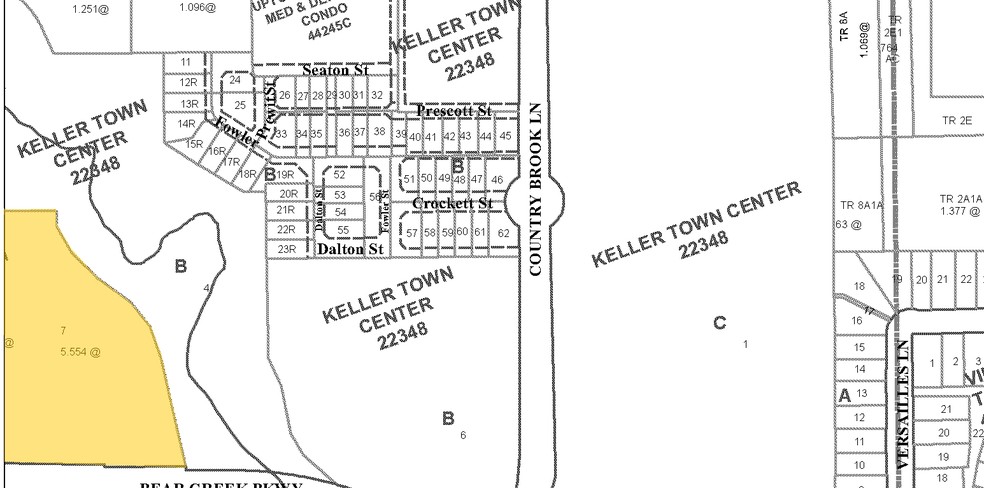 251 Town Center Ln, Keller, TX for rent - Plat Map - Image 2 of 22