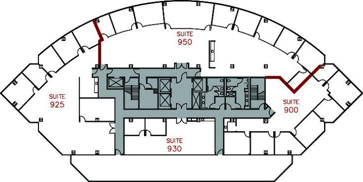 9255 Towne Centre Dr, San Diego, CA to rent Floor Plan- Image 1 of 1
