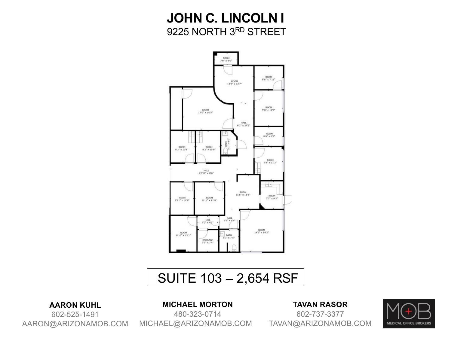 9225 N 3rd St, Phoenix, AZ to rent Floor Plan- Image 1 of 1