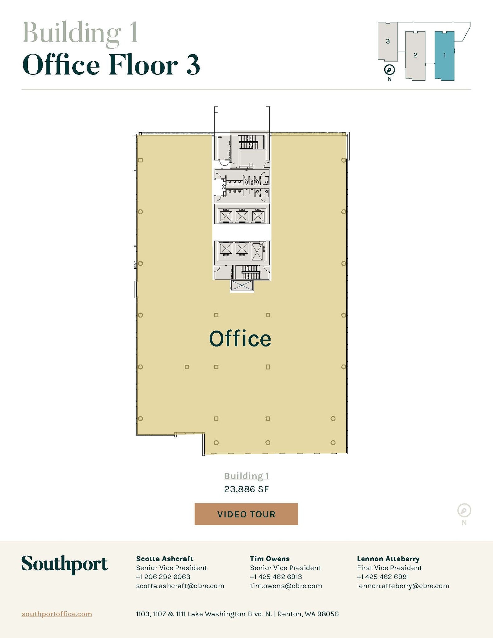 1101 Lake Washington Blvd N, Renton, WA to rent Floor Plan- Image 1 of 1