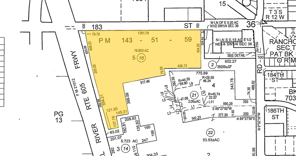 100 Los Cerritos Mall, Cerritos, CA for sale - Plat Map - Image 1 of 1