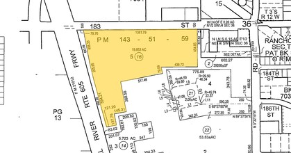 100 Los Cerritos Mall, Cerritos, CA for sale Plat Map- Image 1 of 1