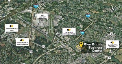 150 Penrod Ct, Glen Burnie, MD - aerial  map view