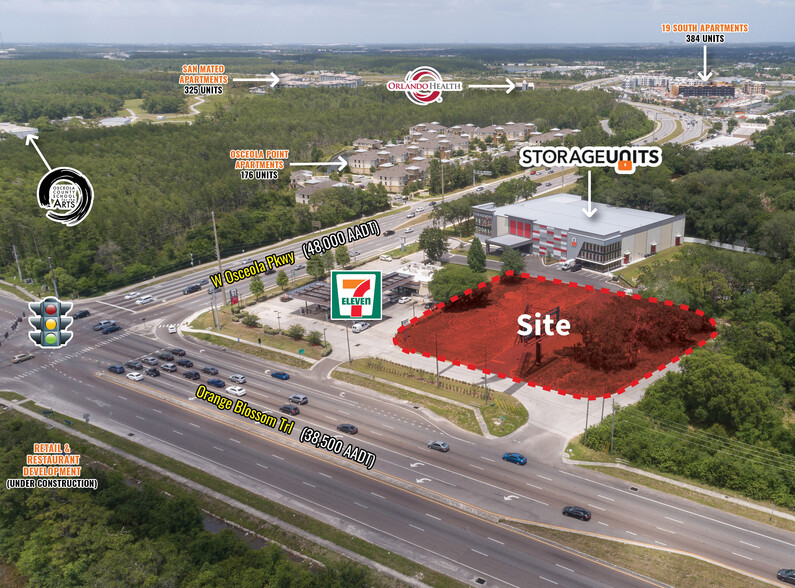 Sec Of Osceola Parkway & Orange Blossom Trl, Kissimmee, FL for rent - Building Photo - Image 1 of 2