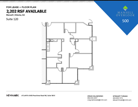 200 Mansell Ct E, Roswell, GA for rent Floor Plan- Image 1 of 1