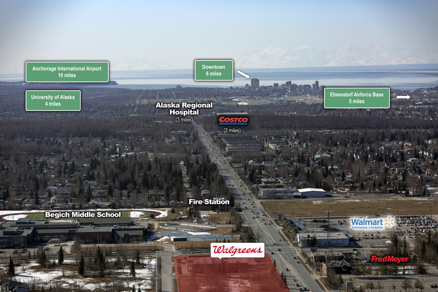 7600 Debarr Rd, Anchorage, AK for rent - Aerial - Image 3 of 10