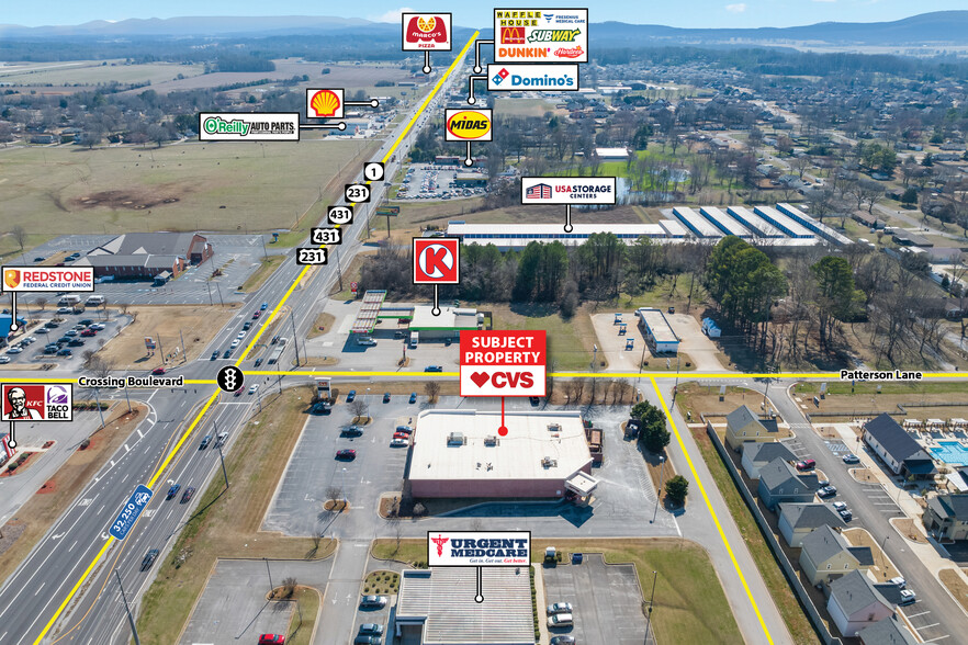 12275 Highway 231, Meridianville, AL for sale - Aerial - Image 2 of 3