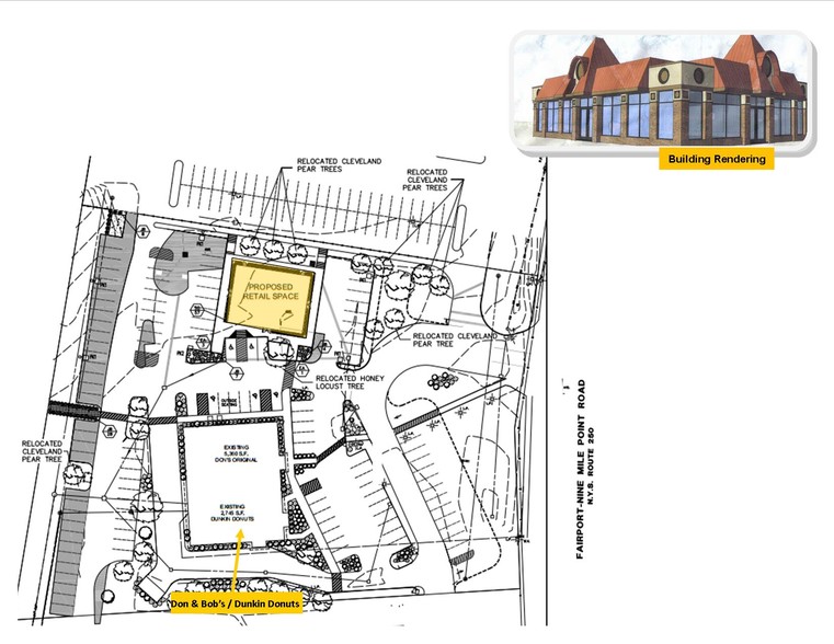 2055 Fairport Nine Mile Point Rd, Penfield, NY for rent - Site Plan - Image 2 of 2