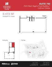 2500 W Higgins Rd, Hoffman Estates, IL to rent Floor Plan- Image 1 of 2