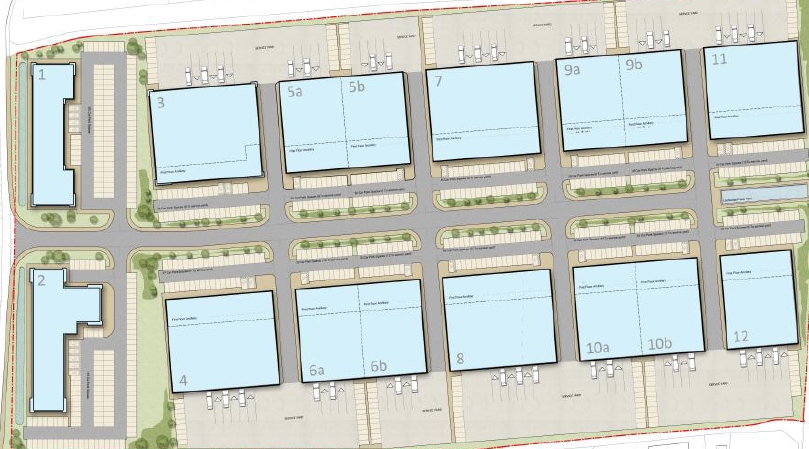 Langford Ln, Kidlington for rent - Site Plan - Image 2 of 3