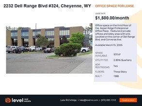 2232 Dell Range Blvd, Cheyenne, WY to rent Building Photo- Image 1 of 2
