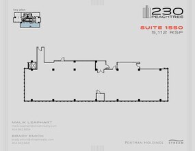 230 Peachtree St NW, Atlanta, GA to rent Floor Plan- Image 1 of 1