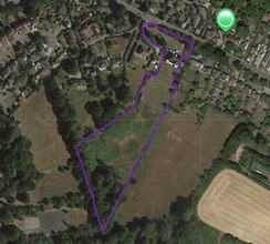 34 Hastings Road, Battle, ESX - Aerial map view