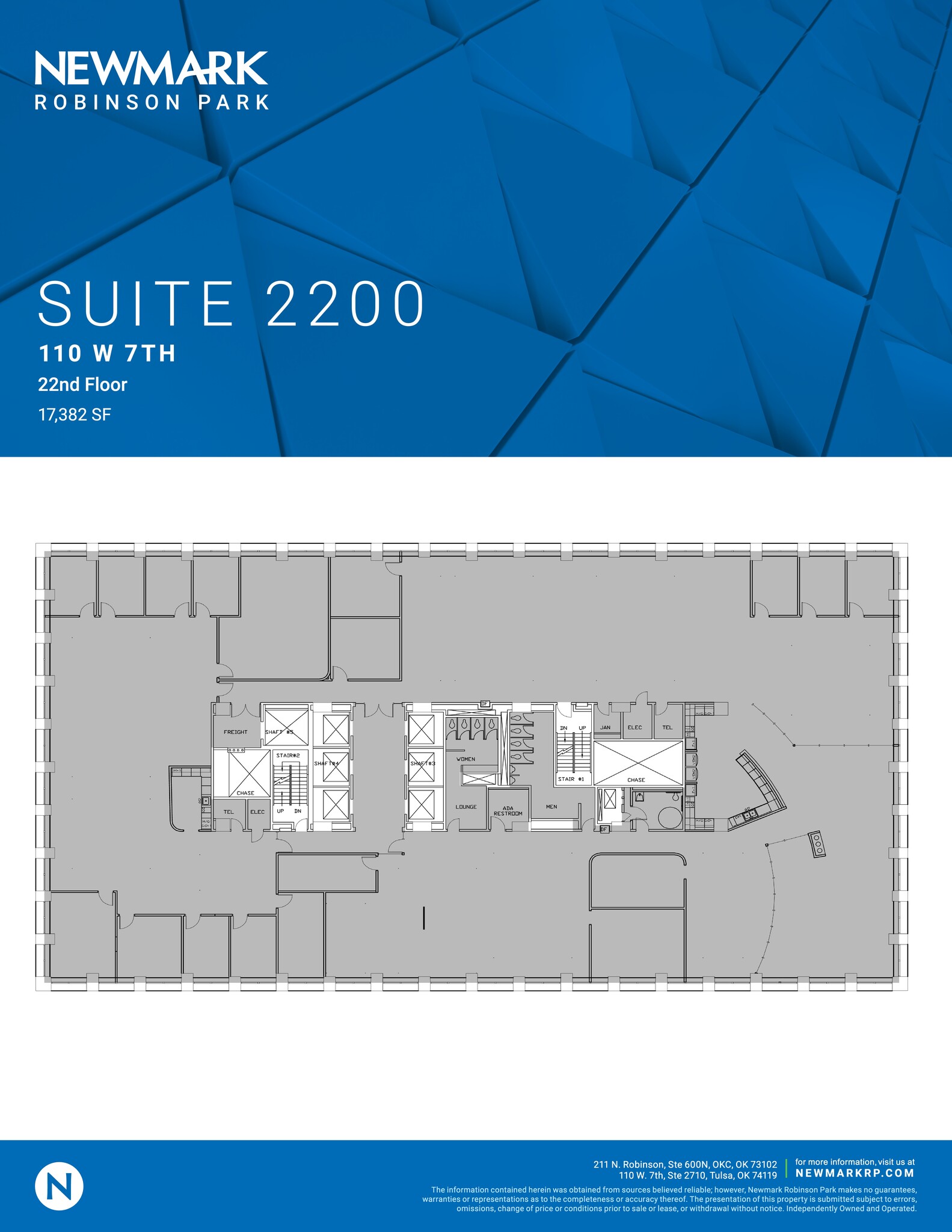 110 W 7th St S, Tulsa, OK to rent Site Plan- Image 1 of 1