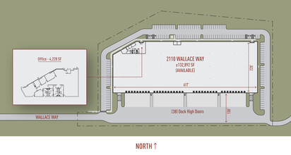 2110 Wallace Way, Woodridge, IL for rent Site Plan- Image 1 of 1