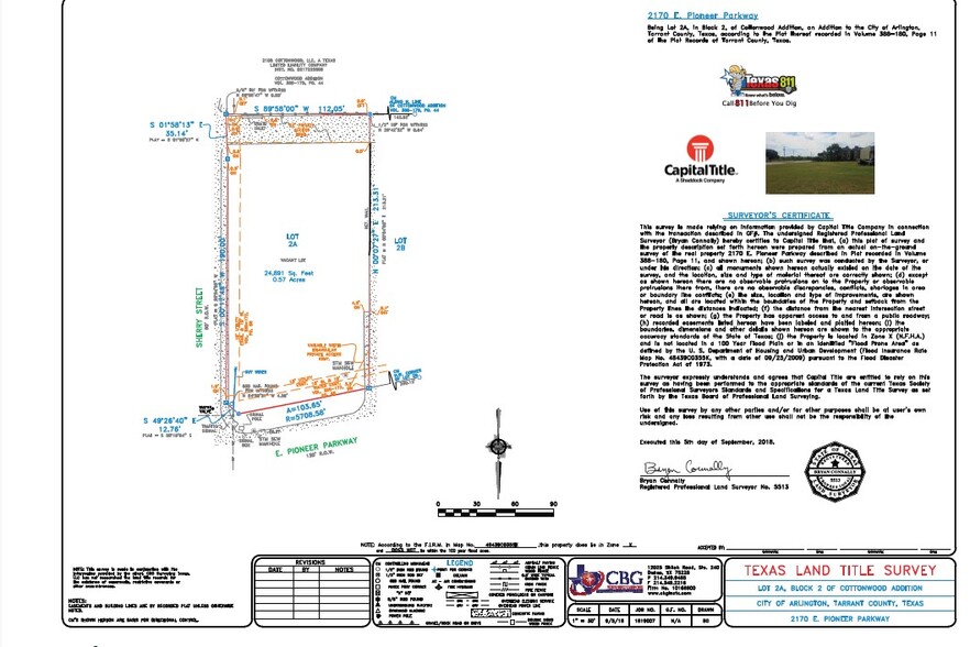 2170 E Pioneer Pky, Arlington, TX for sale - Site Plan - Image 2 of 3