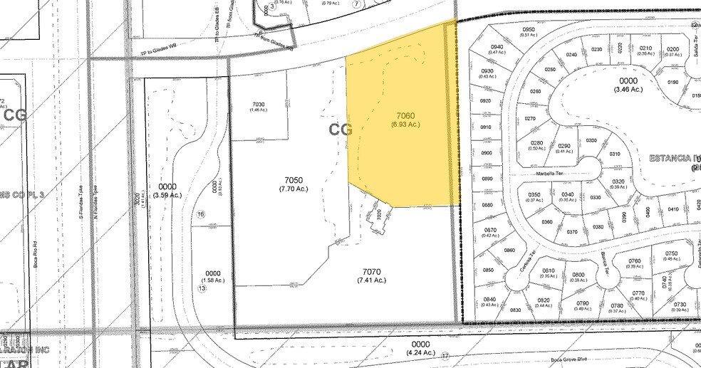 7800 Glades Rd, Boca Raton, FL for sale - Plat Map - Image 2 of 9