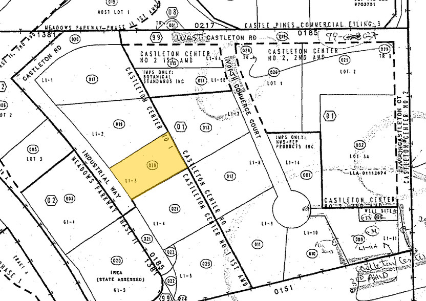 3160 Industrial Way, Castle Rock, CO for rent - Plat Map - Image 2 of 6