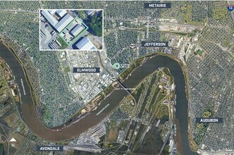 308 St George Ave, New Orleans, LA - AERIAL  map view