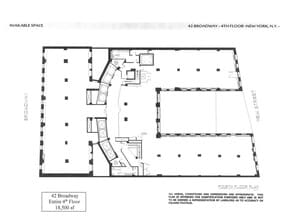 42 Broadway, New York, NY for rent Floor Plan- Image 1 of 1