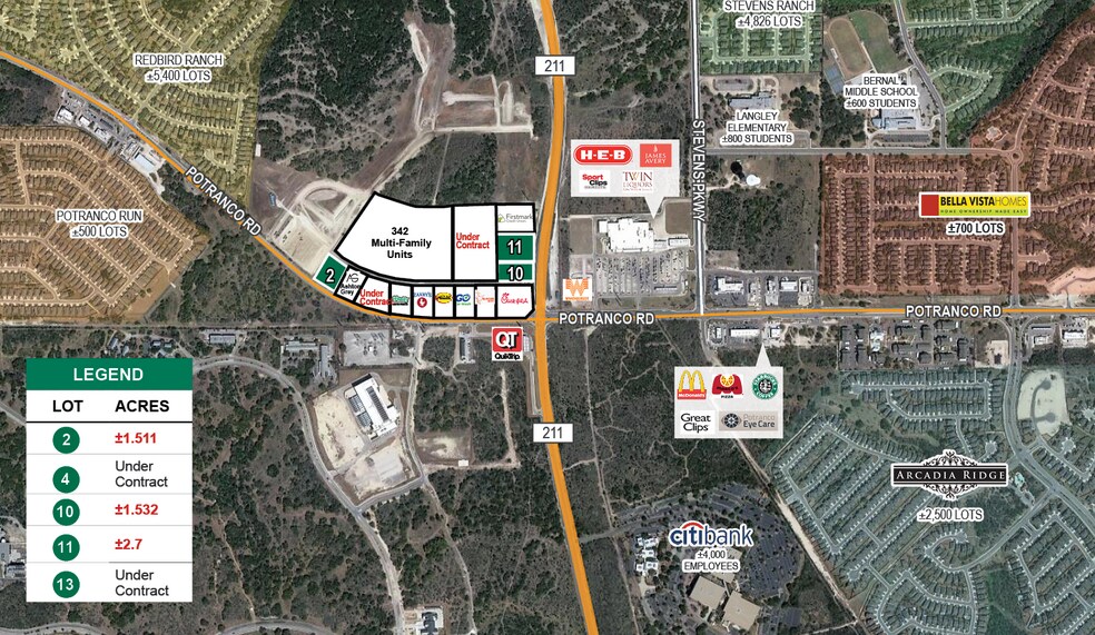 Highway 211 & Potranco Rd, San Antonio 78245 ±5.74 Acres Pad