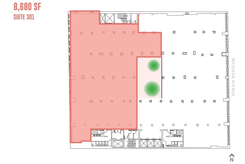 20 N Michigan Ave, Chicago, IL for rent Floor Plan- Image 1 of 1