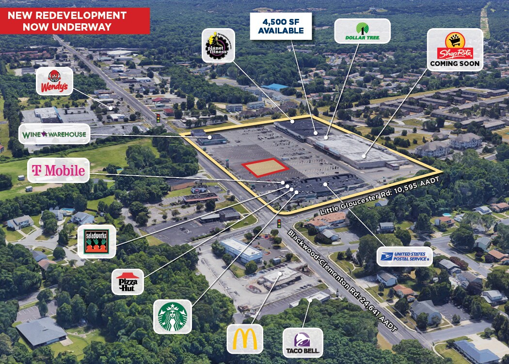 1468-1490 Blackwood-Clementon Rd, Gloucester City, NJ to rent Building Photo- Image 1 of 2