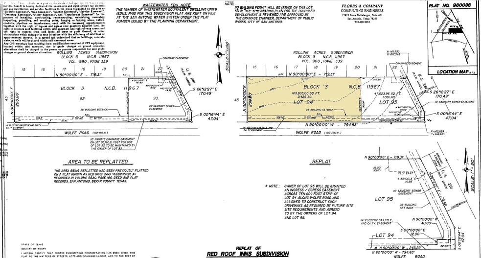 333 Wolfe Rd, San Antonio, TX for sale - Plat Map - Image 1 of 1